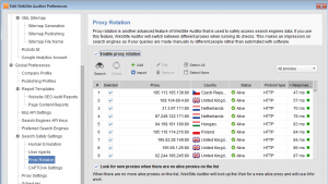 Proxy Server Settings in Poersuite